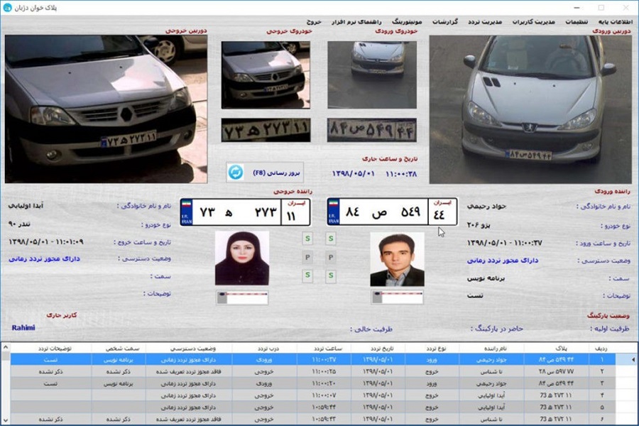 دستگاه کنترل تردد پلاک خوان چیست؟ 3 کنترل تردد پلاک خوان