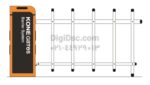 راهبندالکترومکانیک Kone Gates مدل فنس دار - حصاری - تصویر 2