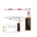 راهبندالکترومکانیک Kone Gates مدل تاشونده 90 درجه - تصویر 4