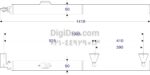 جک پارکینگی BFT ایتالیا بی اف تی تک لنگه مدل p 4.5 هیدرولیک - تصویر 8