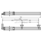 ORO Swing door Hydrolyc Deimention