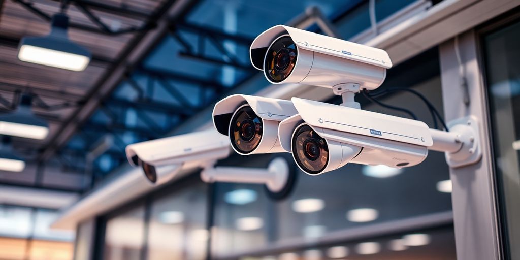نصب دوربین مدار بسته در محیط تجاری