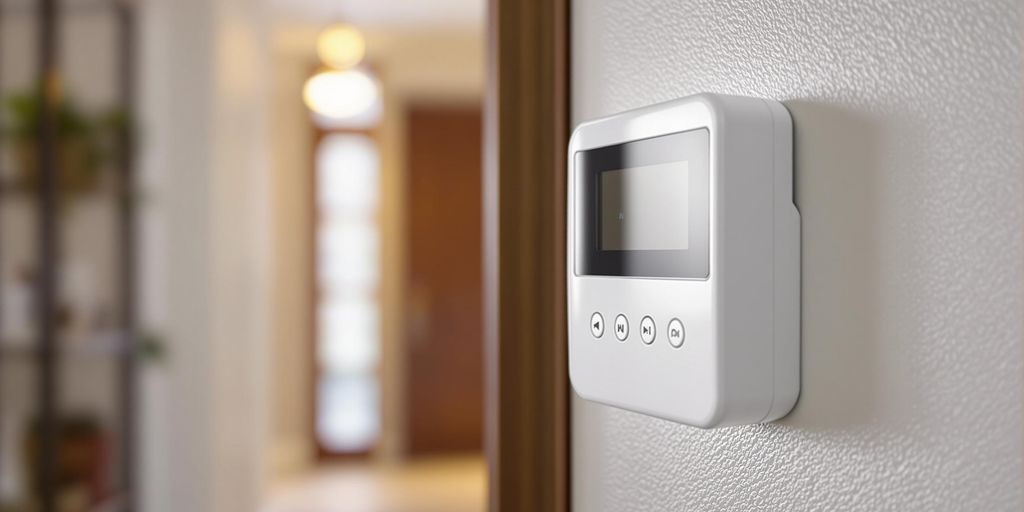 دزدگیر مدرن در محیط منزل با طراحی زیبا