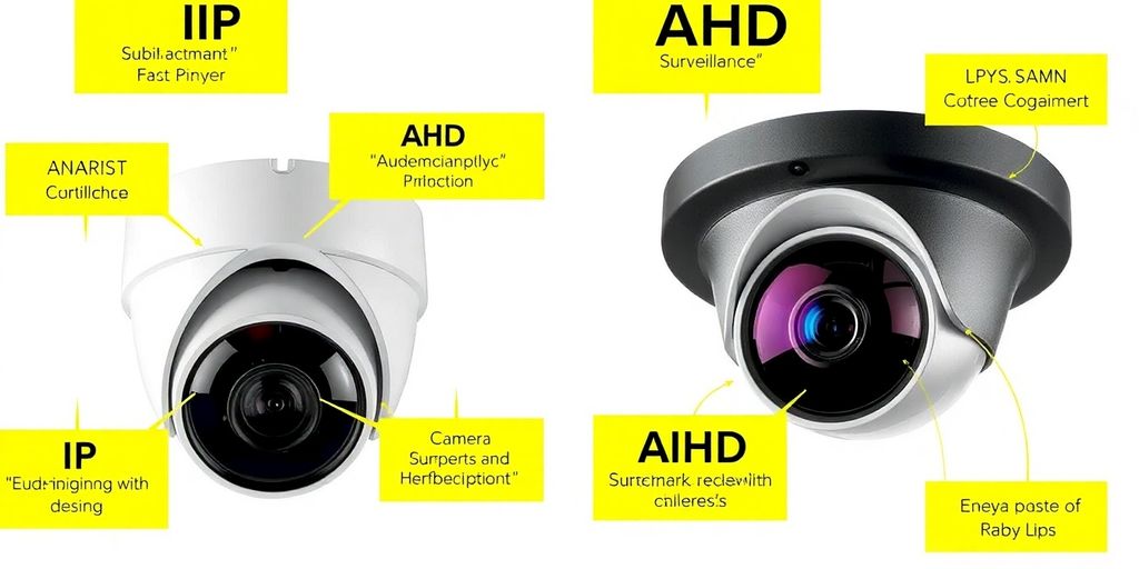 تفاوت دوربین مداربسته IP و AHD