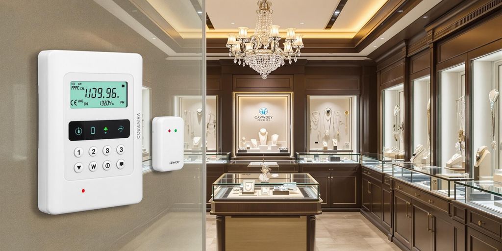 طلافروشی با دزدگیر و سیستم امنیتی پیشرفته