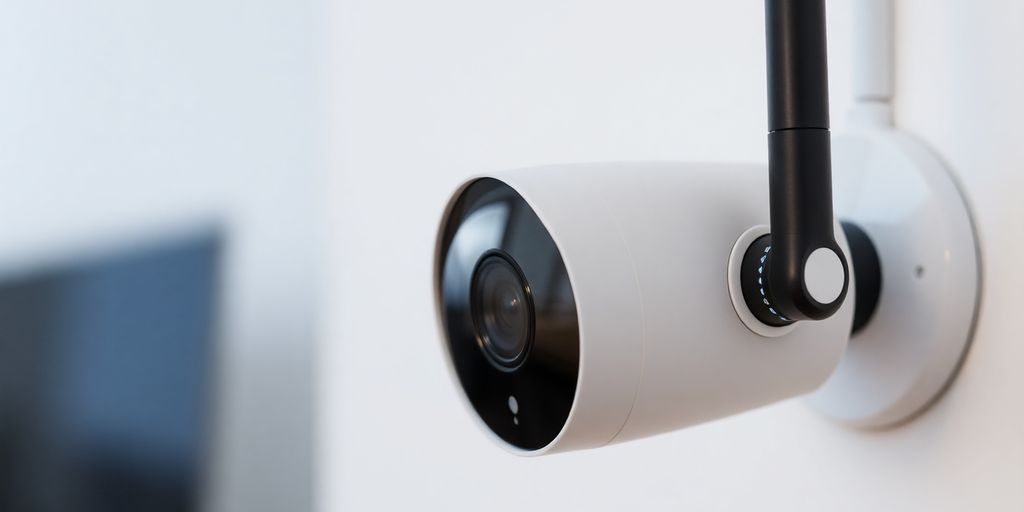 دوربین مداربسته بی سیم با طراحی مدرن و شیک