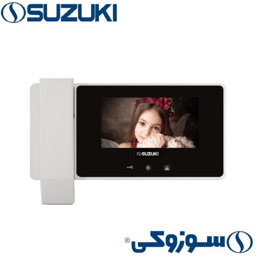 مانیتور دربازکن تصویری 4.3 اینچ سوزوکی مدل SUZUKI 416IM (رنگ سفید)