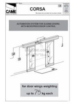 Came automatic door CORSA 2 glass door